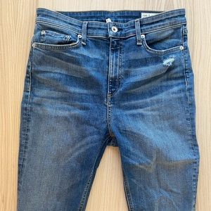 Nina high-rise ankle skinny